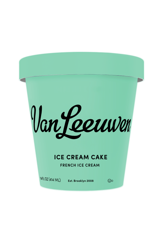 slide 1 of 1, Van Leeuwen Ice Crm Cake, 14 oz