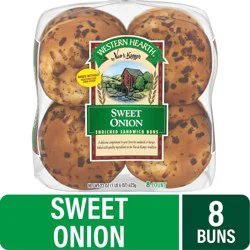 Western Hearth Sweet Onion Sandwich Buns