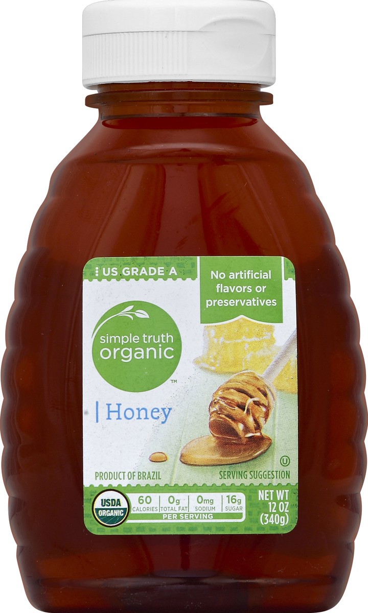 slide 1 of 3, Simple Truth Organic Honey 12 oz, 12 oz