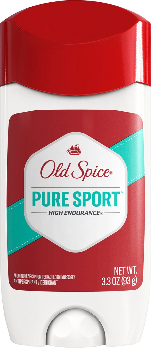 slide 6 of 7, Old Spice High Endurance Anti-Perspirant Deodorant for Men, Pure Sport Scent, 3.3 oz, 3.30 oz