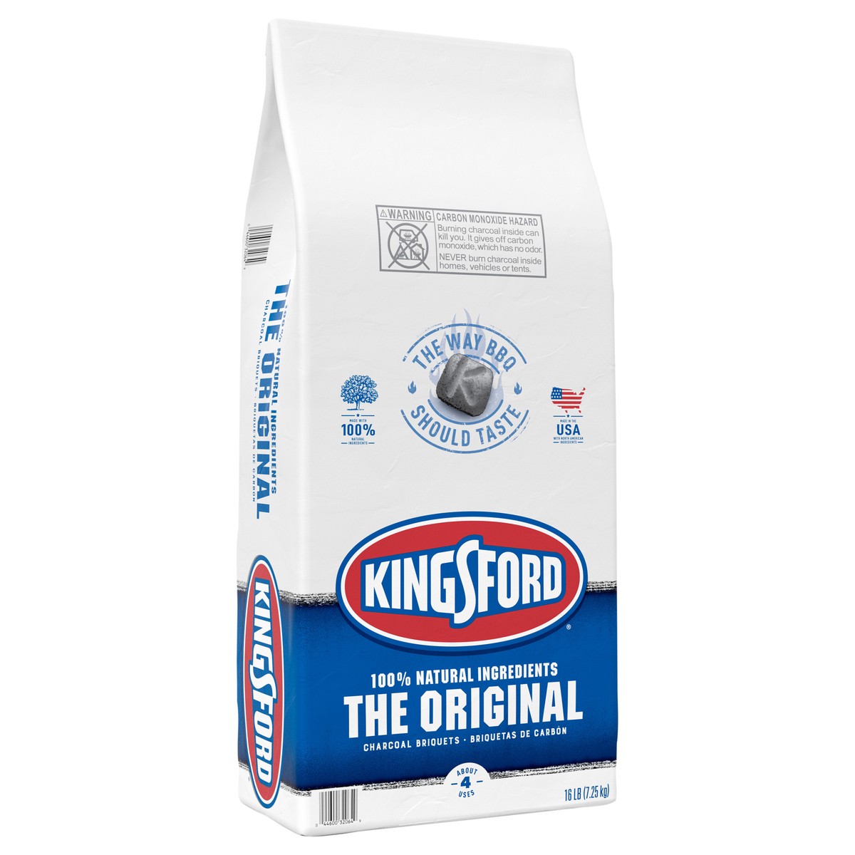 slide 5 of 9, Kingsford Original Charcoal Briquettes, BBQ Charcoal for Grilling, 16 Pounds, 16 lb