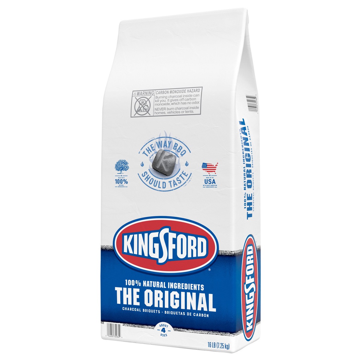 slide 4 of 9, Kingsford Original Charcoal Briquettes, BBQ Charcoal for Grilling, 16 Pounds, 16 lb