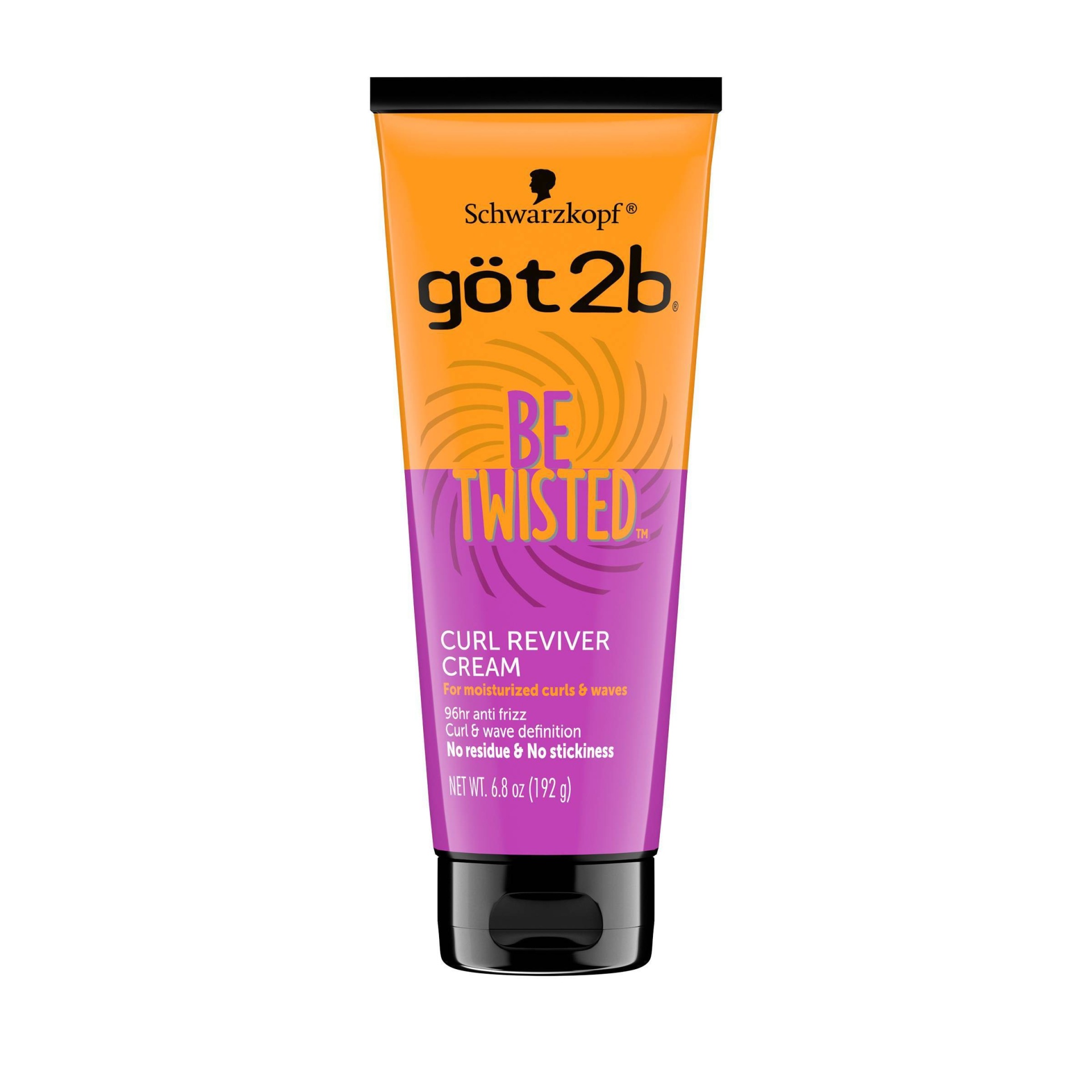 slide 1 of 1, göt2b Be Twisted Curl Reviver Cream, 6.8 oz