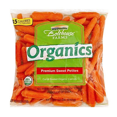 slide 1 of 1, Earthbound Farm Organic Petite Mini Peeled Carrots, 12 oz