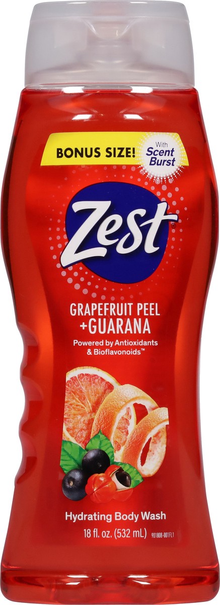 slide 8 of 10, Zest Grapefruit Peel + Guarana, 16.5 oz