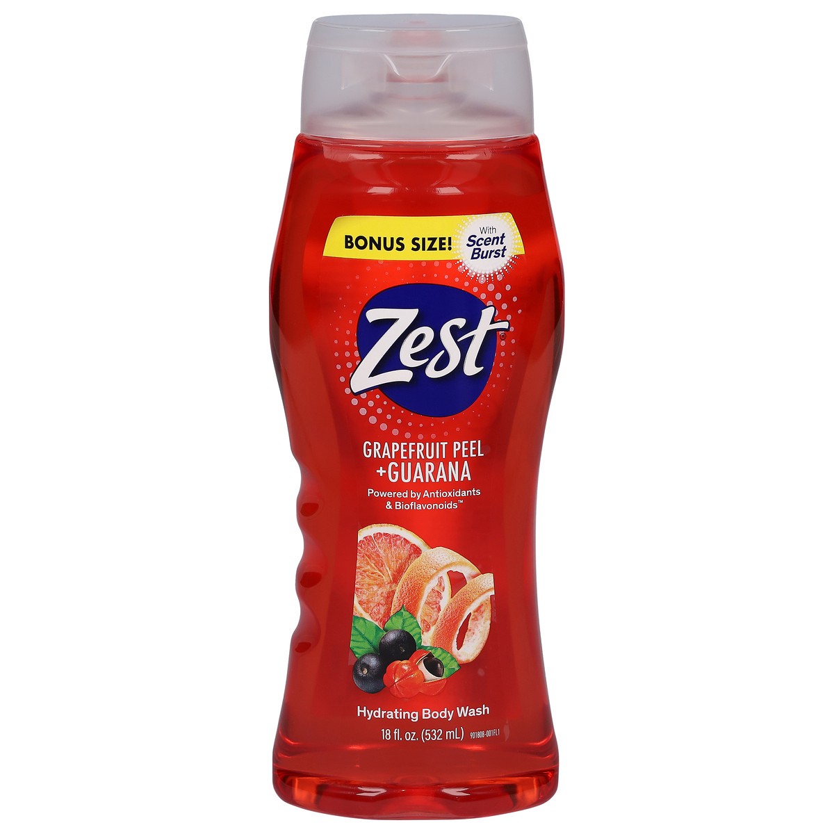 slide 1 of 10, Zest Grapefruit Peel + Guarana, 16.5 oz