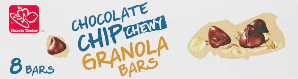 slide 4 of 6, Harris Teeter Chocolate Chip Chewy Granola Bars, 8 ct