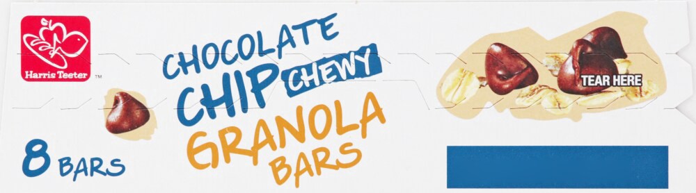slide 5 of 6, Harris Teeter Chocolate Chip Chewy Granola Bars, 8 ct