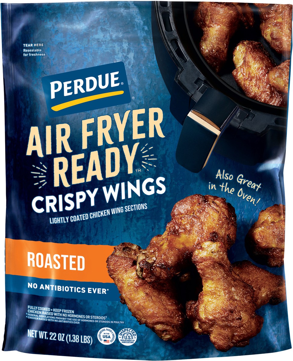 slide 6 of 7, PERDUE AIR FRYER READY™ Roasted Crispy Chicken Wings, 22 oz., 22 oz