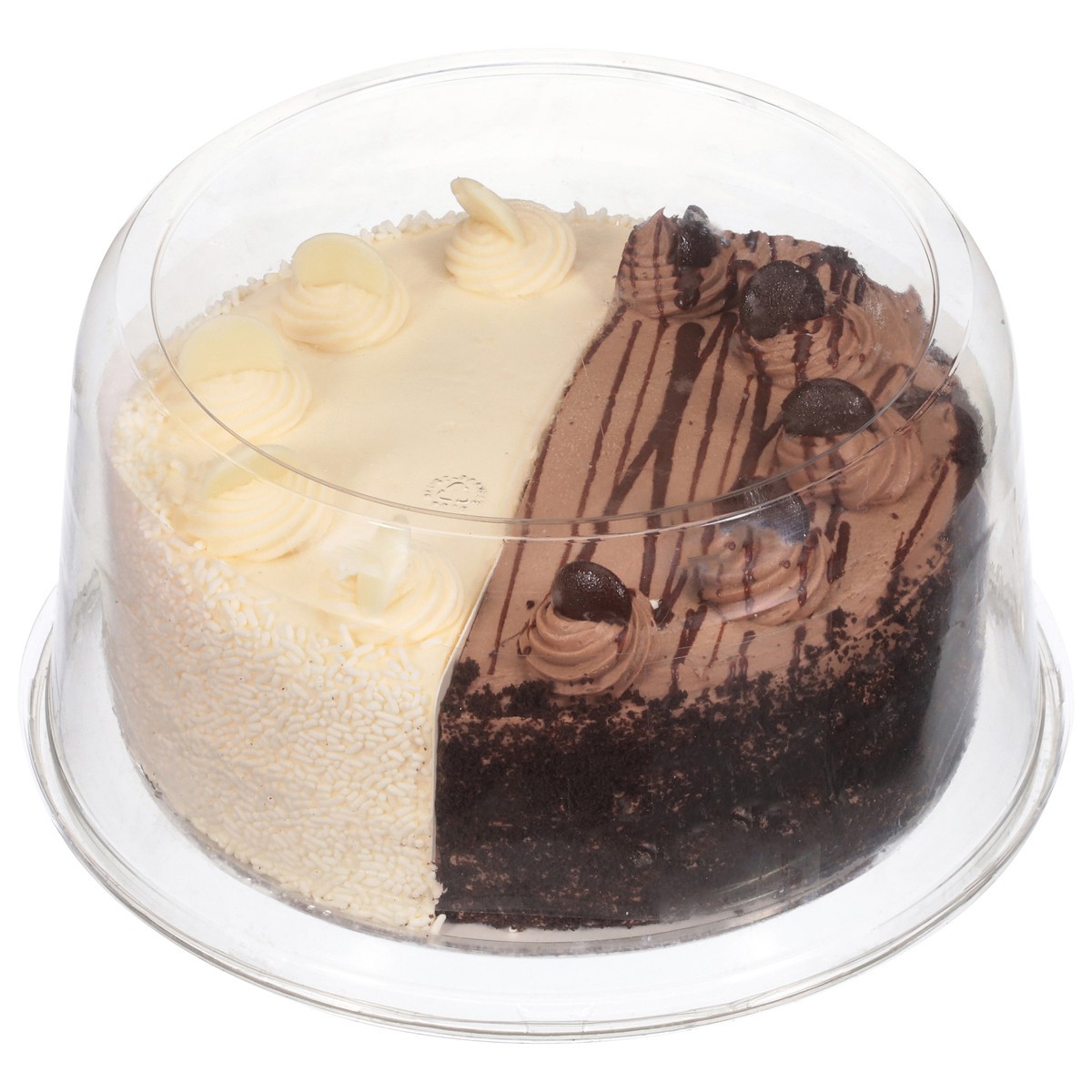 slide 6 of 13, Our Specialty Treat Shop Black & White Cake 42 oz, 42 oz
