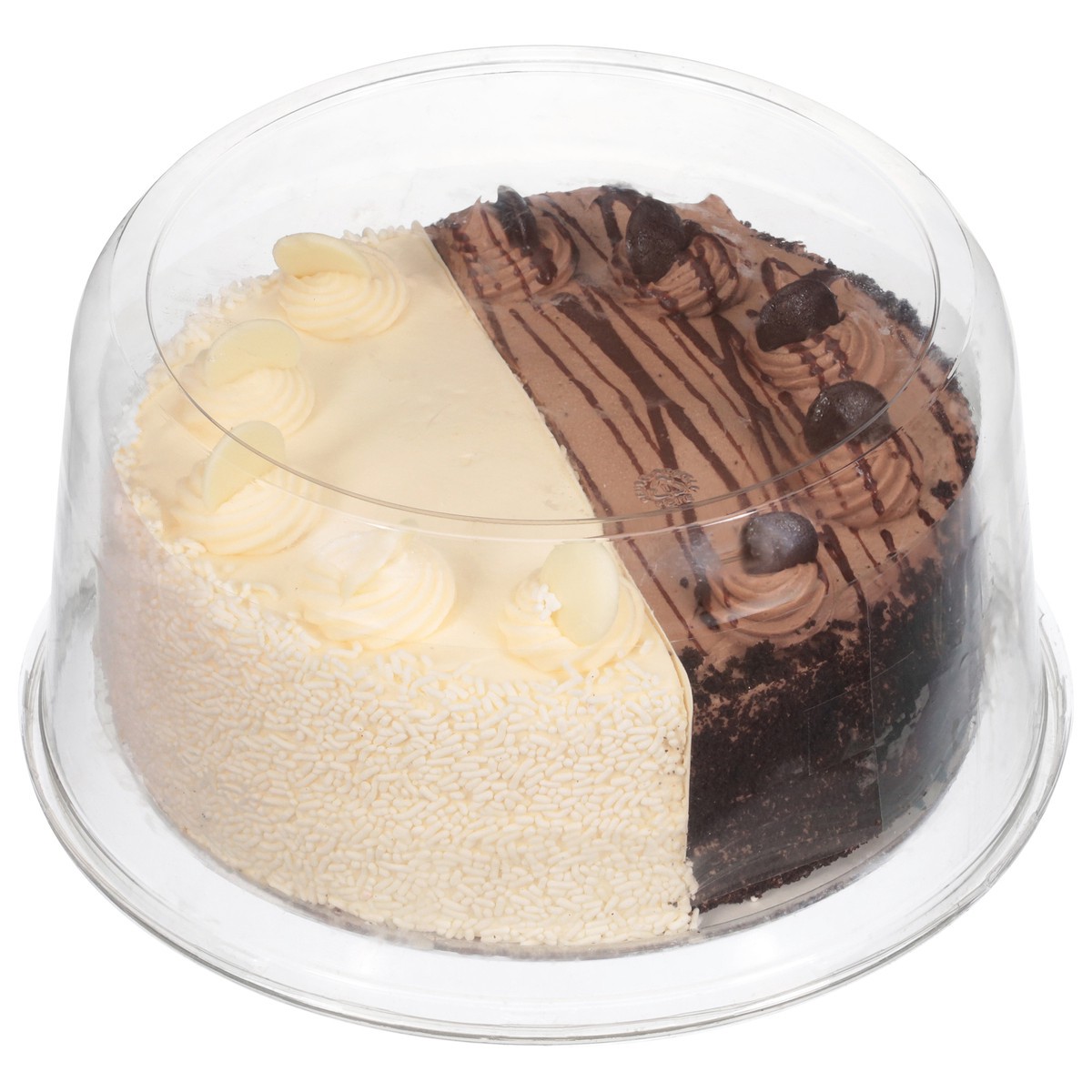 slide 8 of 13, Our Specialty Treat Shop Black & White Cake 42 oz, 42 oz
