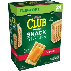 Club Kellogg's Club Crackers Original Snack Stacks Lunch Box Snacks
