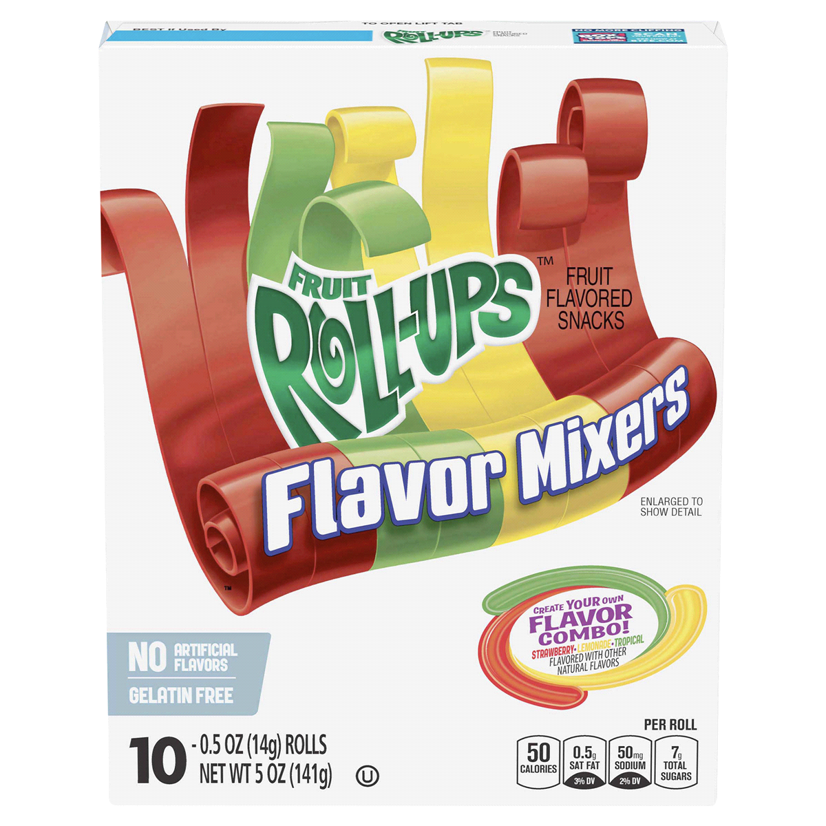 slide 1 of 1, Fruit Roll-Ups Flavor Mixers, 10 ct; 0.5 oz