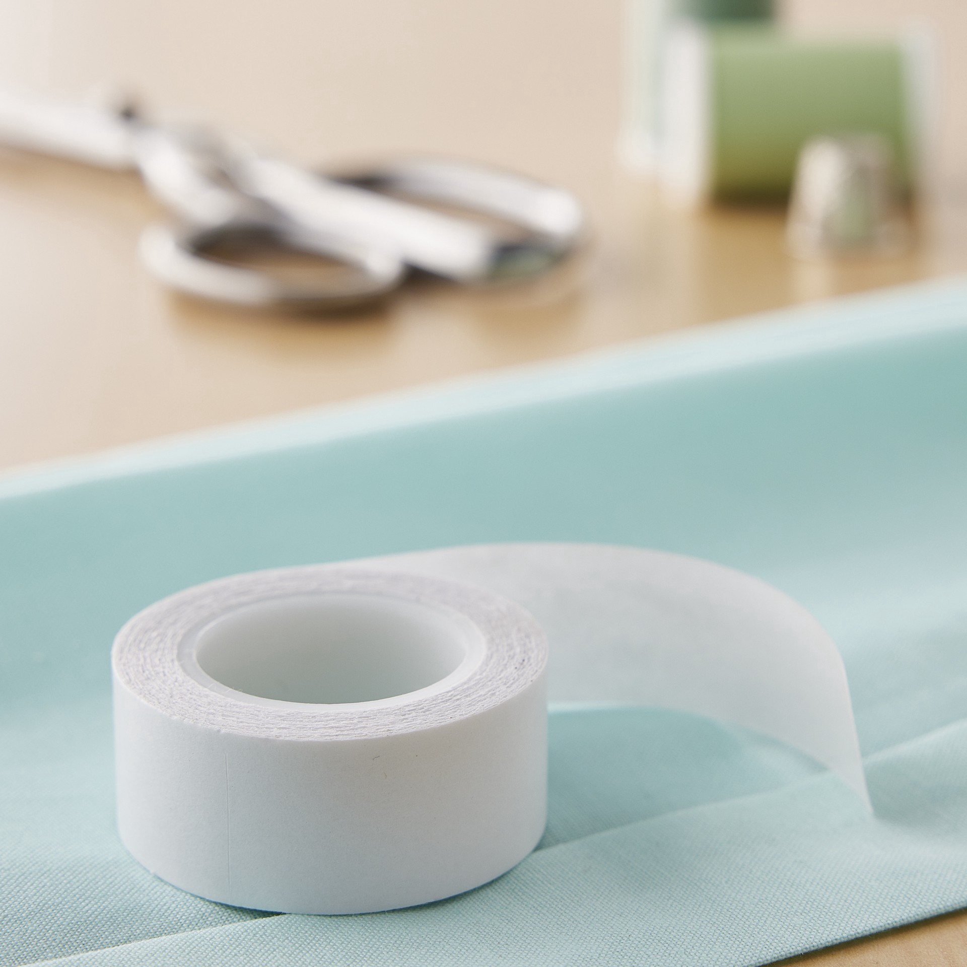 slide 2 of 3, Res-Q Tape Double-Sided Clear Adhesive Tape, 3/4 in x 5 yd