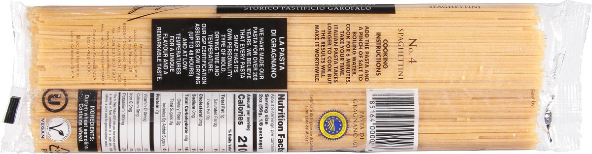 slide 7 of 13, Garofalo Spaghettini 16 oz, 16 oz