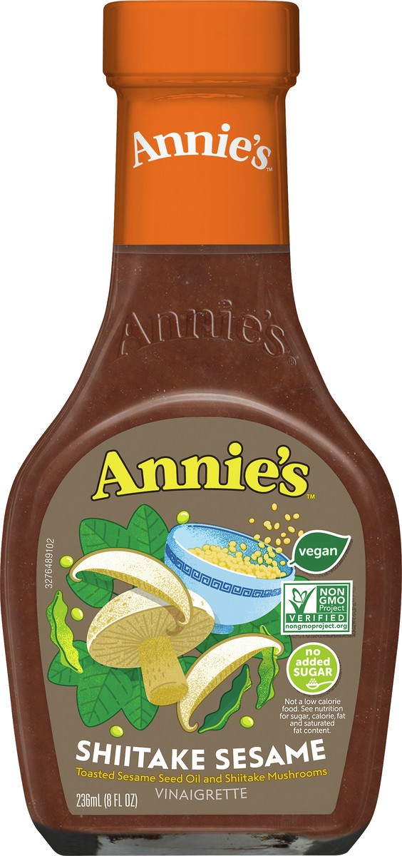 slide 3 of 13, Annie's Shiitake Sesame Vinaigrette 236 ml, 236 ml