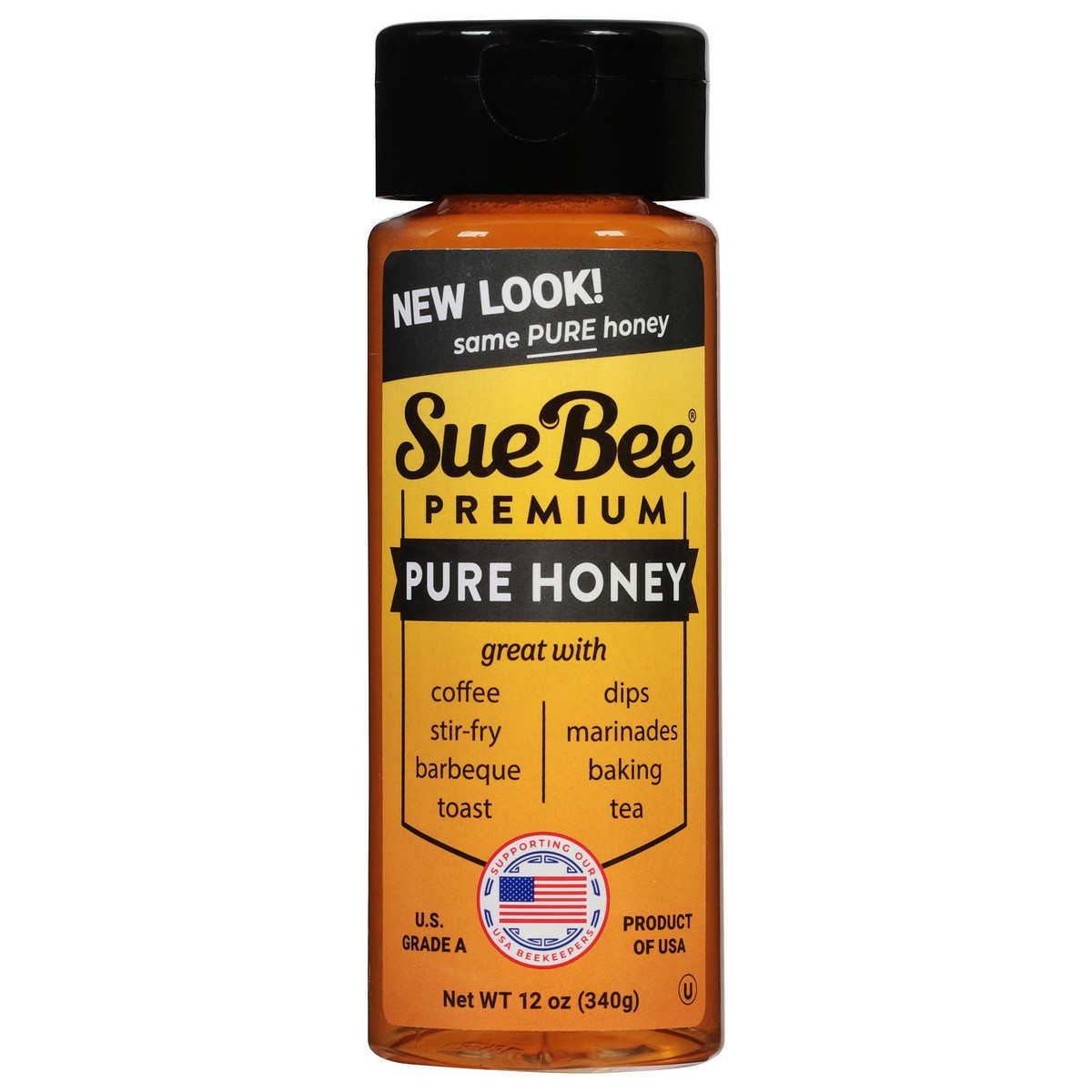 slide 1 of 11, Sue Bee Pure Honey 12 oz, 12 oz