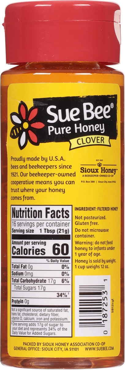 slide 6 of 11, Sue Bee Pure Honey 12 oz, 12 oz