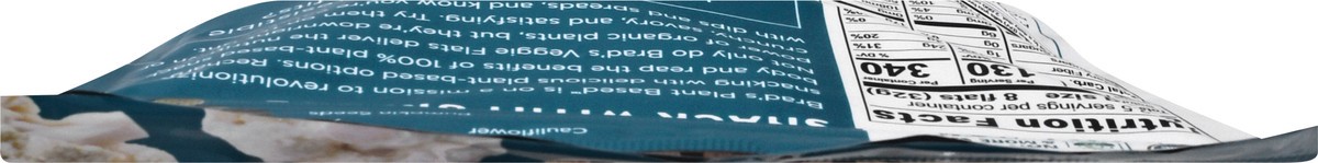 slide 2 of 12, Brad's Sea Salt Cauliflower Veggie Flats 3 oz, 3 oz