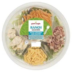 Giant Eagle Ranch Salad Bowl, With Chicken & Bacon