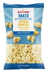 Giant Eagle Baked Corn Puffs, Butter Flavored