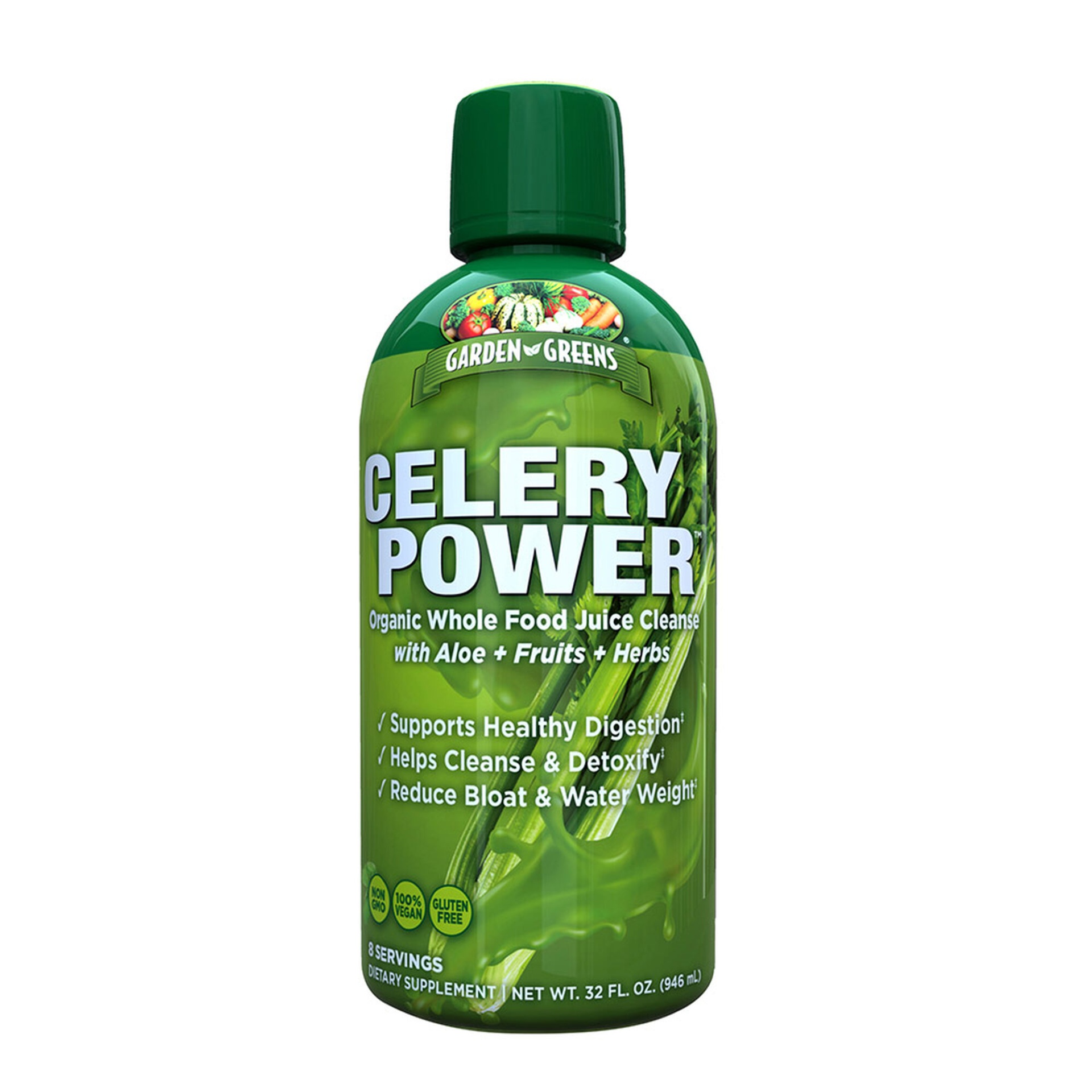 slide 1 of 1, Garden Greens Celery Power Organic Whole Foods Juice Cleanse, 1 ct