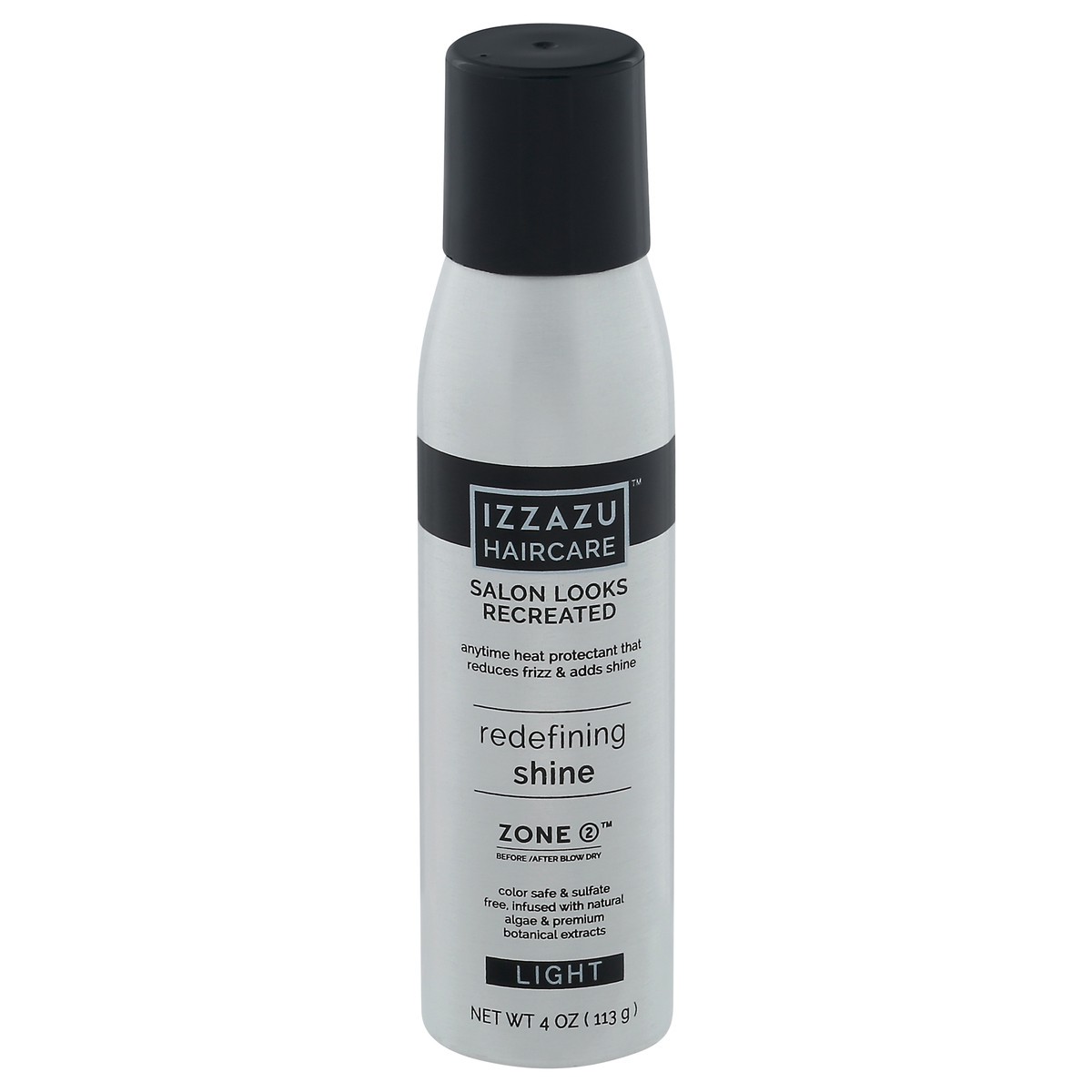 slide 10 of 10, IZZAZU HAIR CARE Zone 2 Light Redefining Shine Hair Spray 4 oz, 4 oz