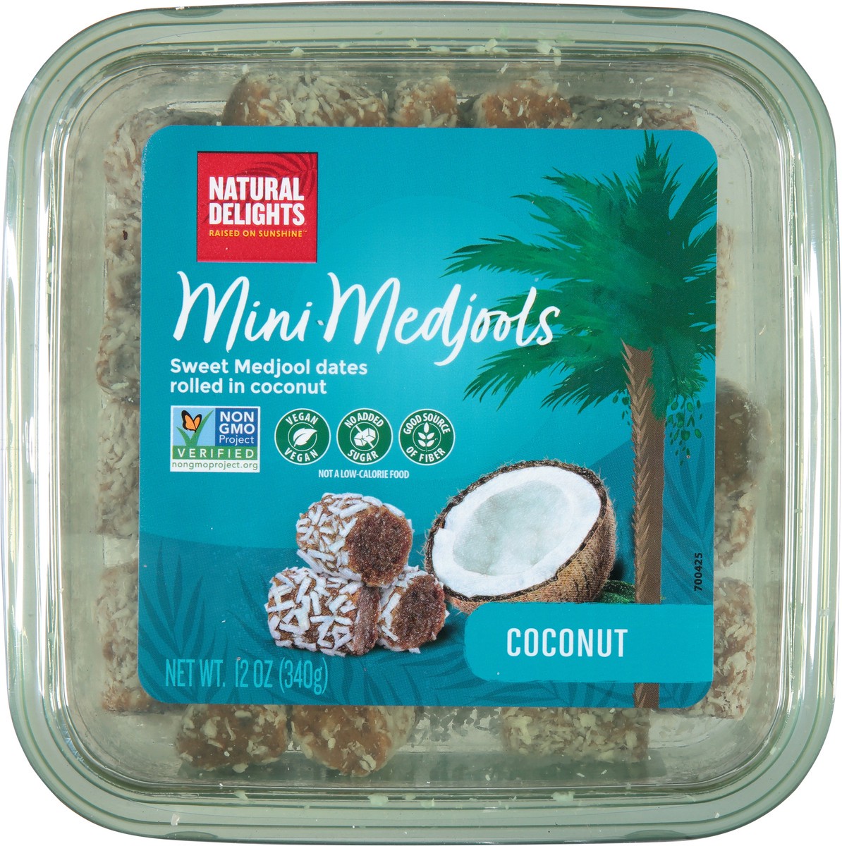 slide 4 of 8, Natural Delights Coconut Mini Medjools 12 oz, 12 oz
