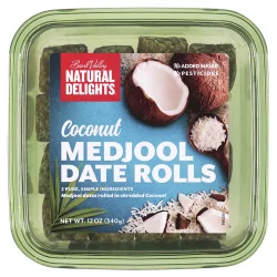 Natural Delights Coconut Date Rolls