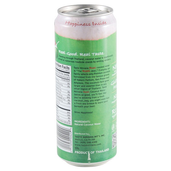 slide 5 of 13, TASTE NIRVANA Taste Of Nirvana Coconut Water, 16.2 fl oz