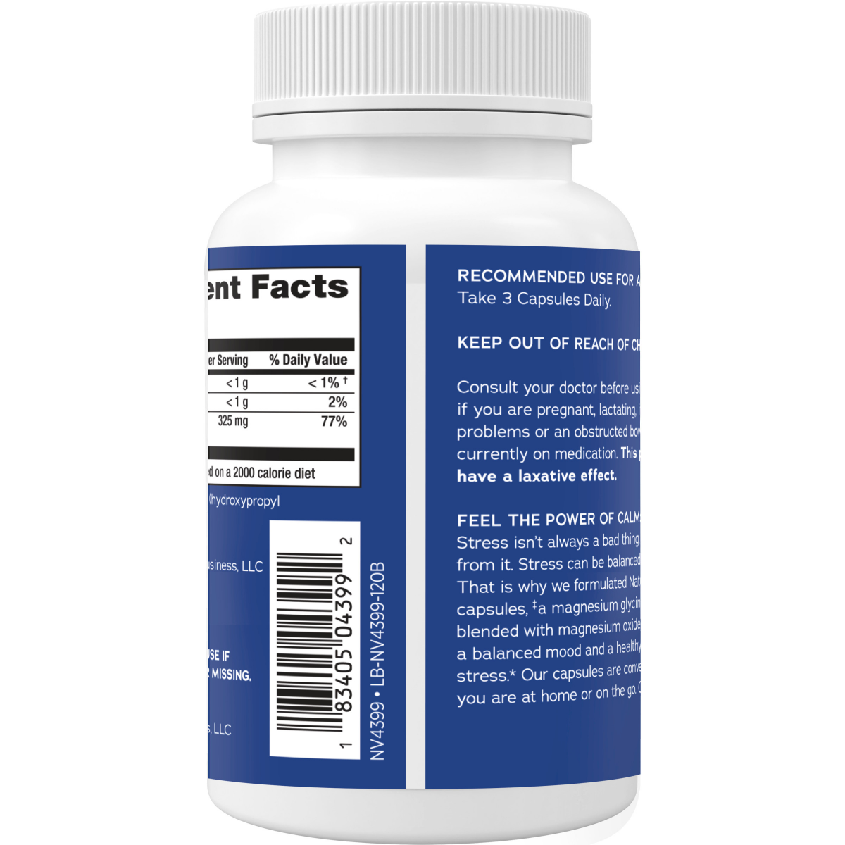 slide 29 of 29, Natural Vitality Calm Natural Vitality Magnesium Glycinate 325mg 120 Vegan Capsules, 120 ct