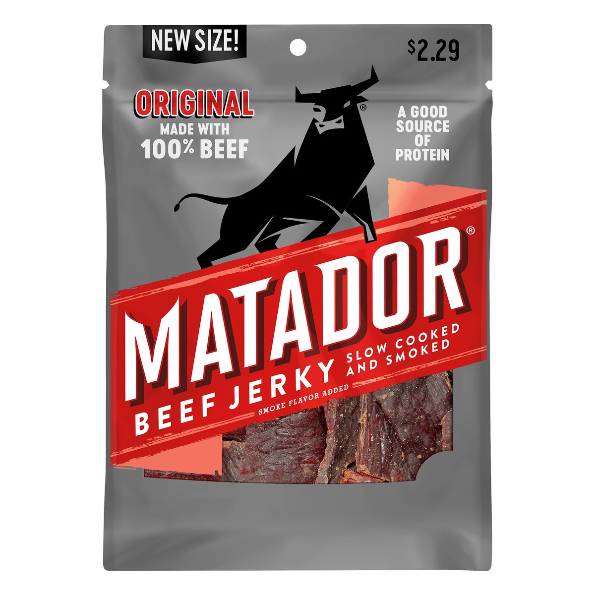 slide 4 of 4, Matador Original Beef Jerky 0.8 oz, 0.8 oz