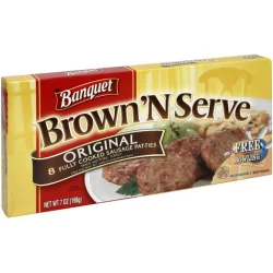 Banquet Brown'N Serve Fully Cooked Sausage Patties