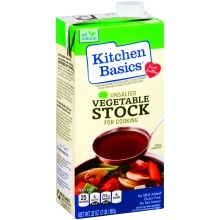 slide 1 of 1, Kitchen Basics Unsalted Vegetable Stock, 32 oz