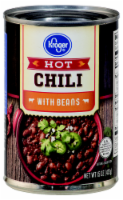 slide 1 of 1, Kroger Hot Chili with Beans, 15 oz