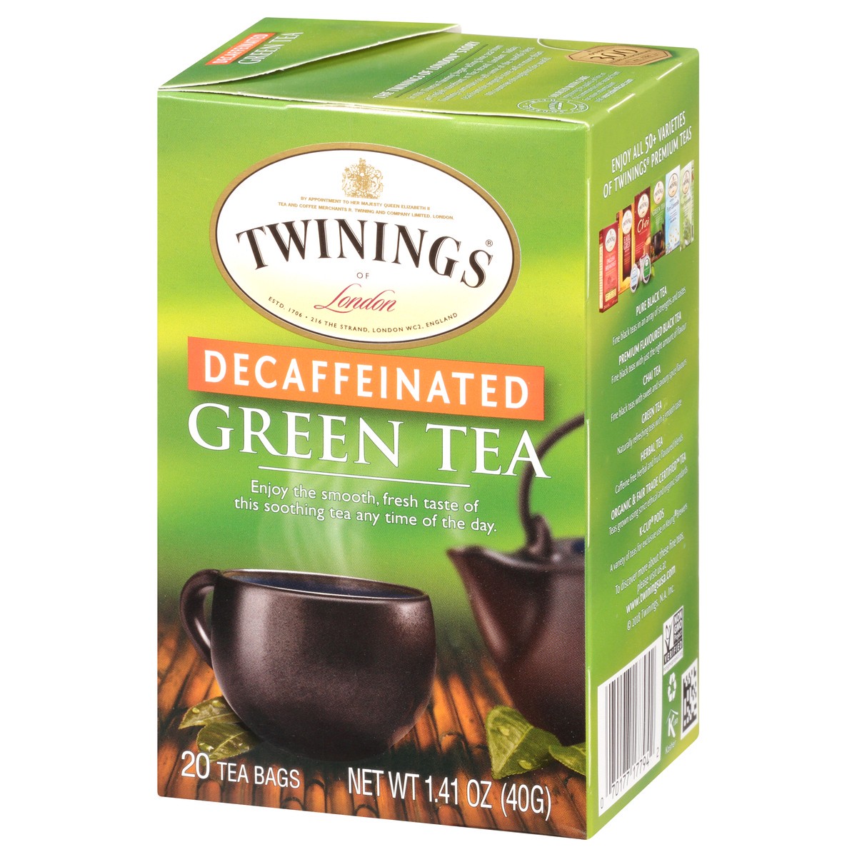 slide 9 of 9, Twinings Decaffeinated Green Tea 20 Tea Bags - 20 ct; 1.41 oz, 20 ct; 1.41 oz