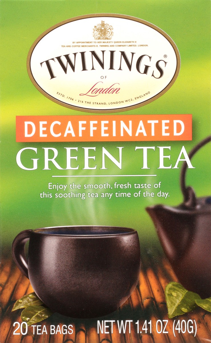 slide 8 of 9, Twinings Decaffeinated Green Tea 20 Tea Bags - 20 ct; 1.41 oz, 20 ct; 1.41 oz