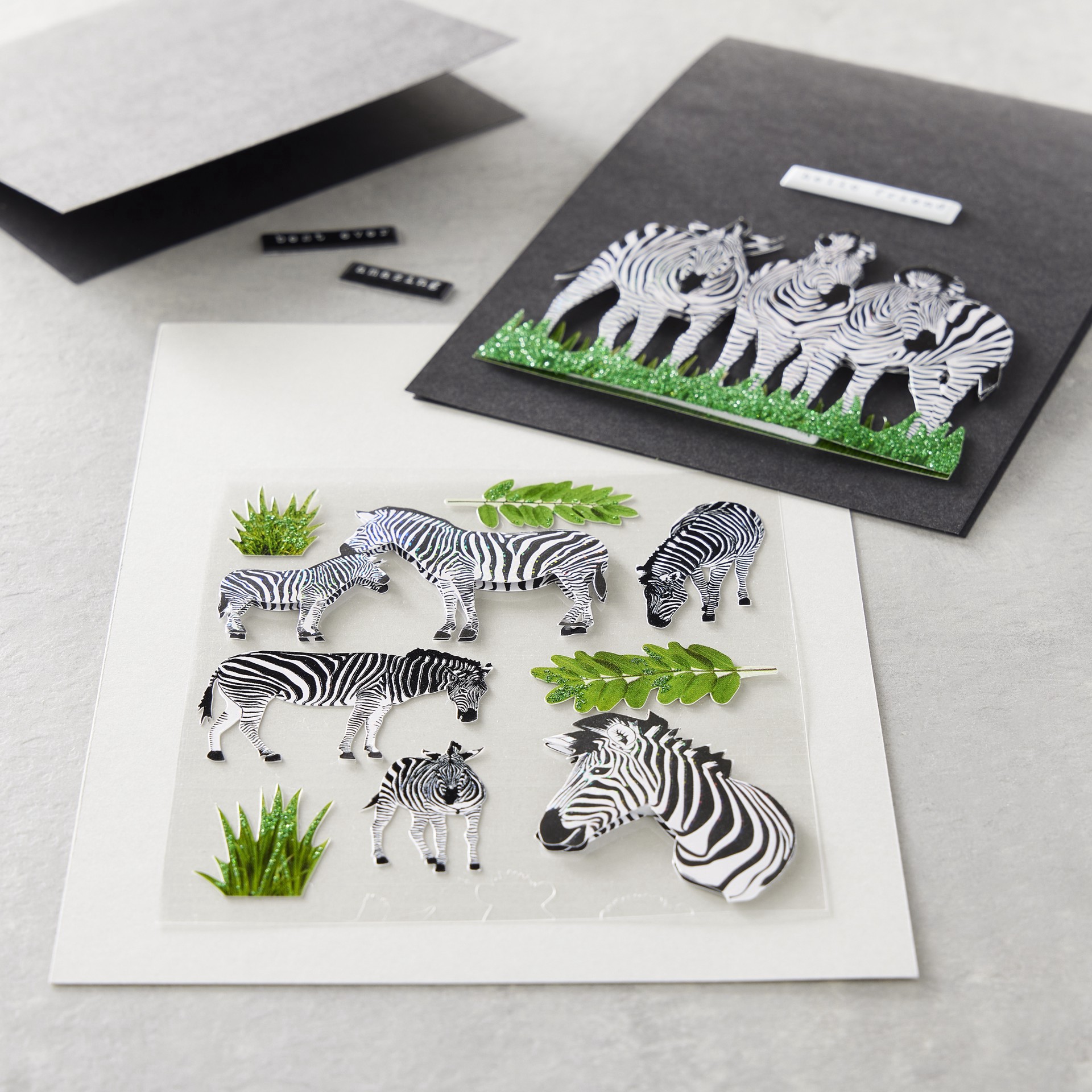slide 3 of 4, Zebra Stickers By Recollections, 3.875 in x 6.875 in
