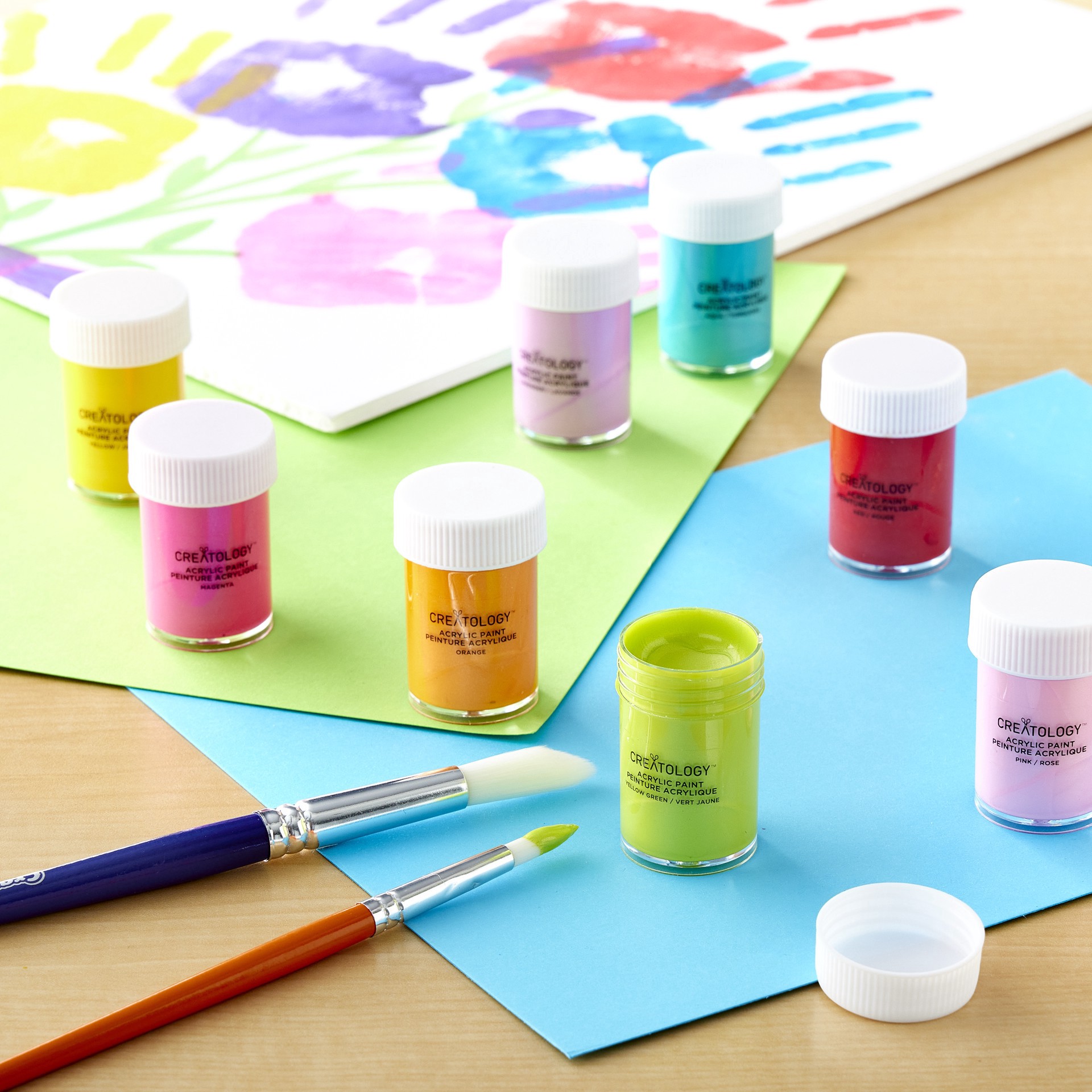 slide 3 of 4, Metallic 18 Color Acrylic Paint Set By Creatology, 0.75 fl oz