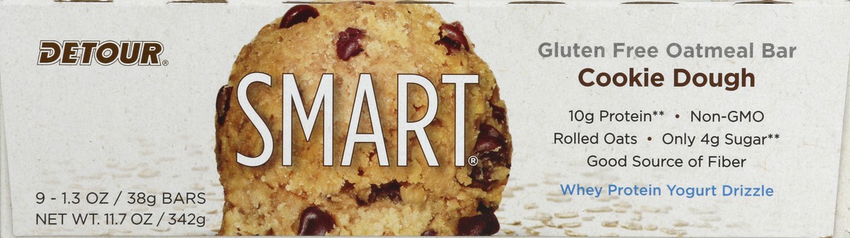 slide 3 of 6, Detour Cookie Dough Smart Bar Whey Protn, 12.06 oz