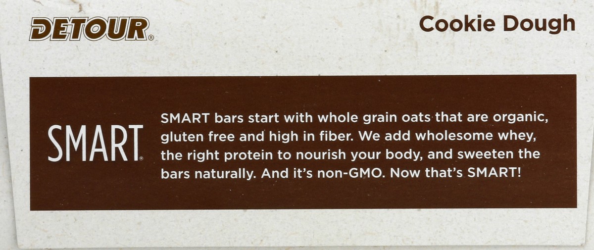 slide 4 of 6, Detour Cookie Dough Smart Bar Whey Protn, 12.06 oz