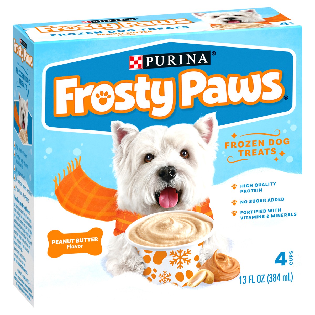 slide 6 of 9, Frosty Paws Purina FROSTY PAWS Peanut Butter Flavor Frozen Dog Treats - 4 Count, 4 ct