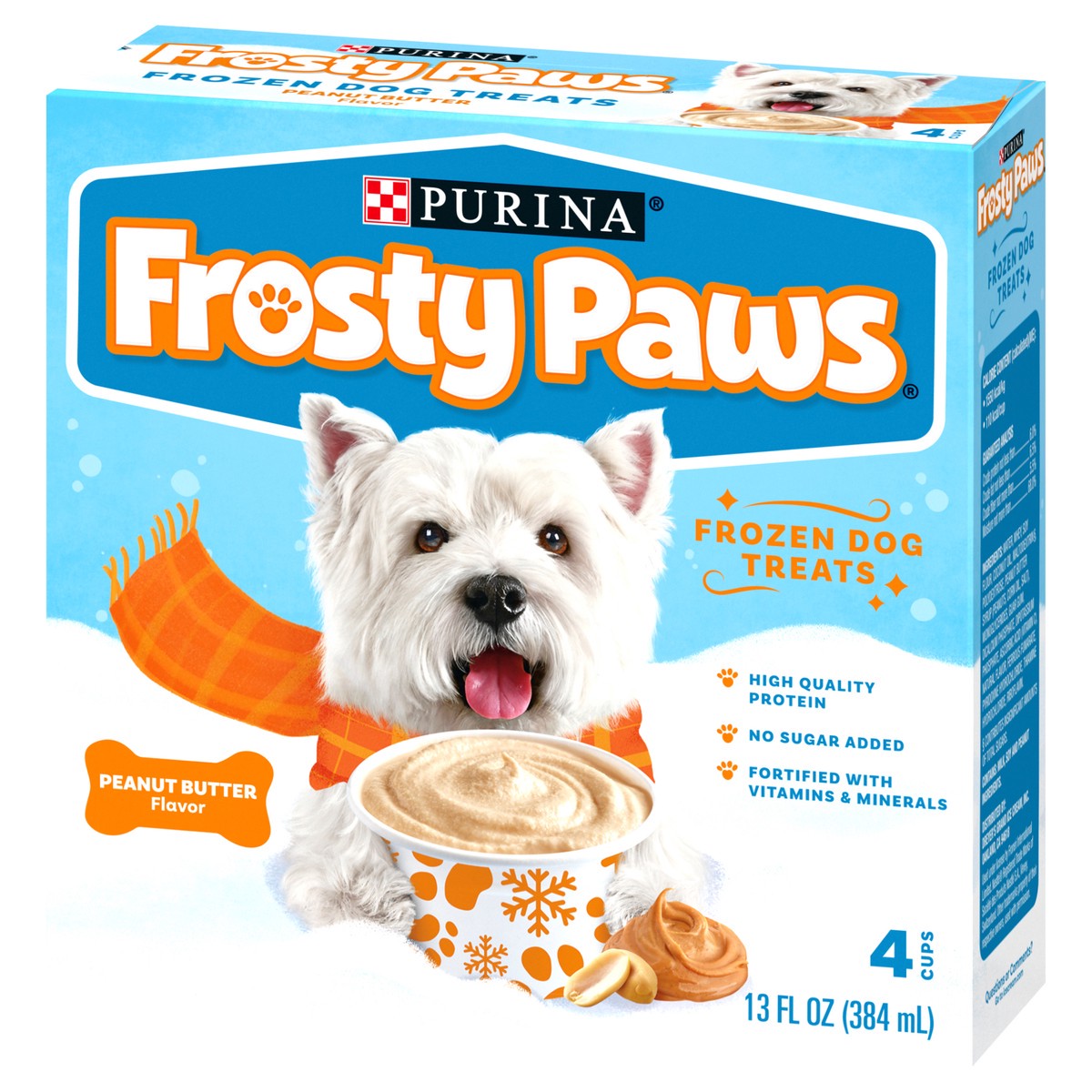 slide 7 of 9, Frosty Paws Purina FROSTY PAWS Peanut Butter Flavor Frozen Dog Treats - 4 Count, 4 ct