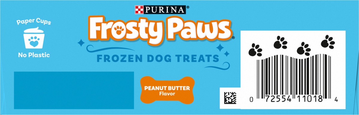 Purina FROSTY PAWS Peanut Butter Flavor Frozen Dog Treats - 4 Count