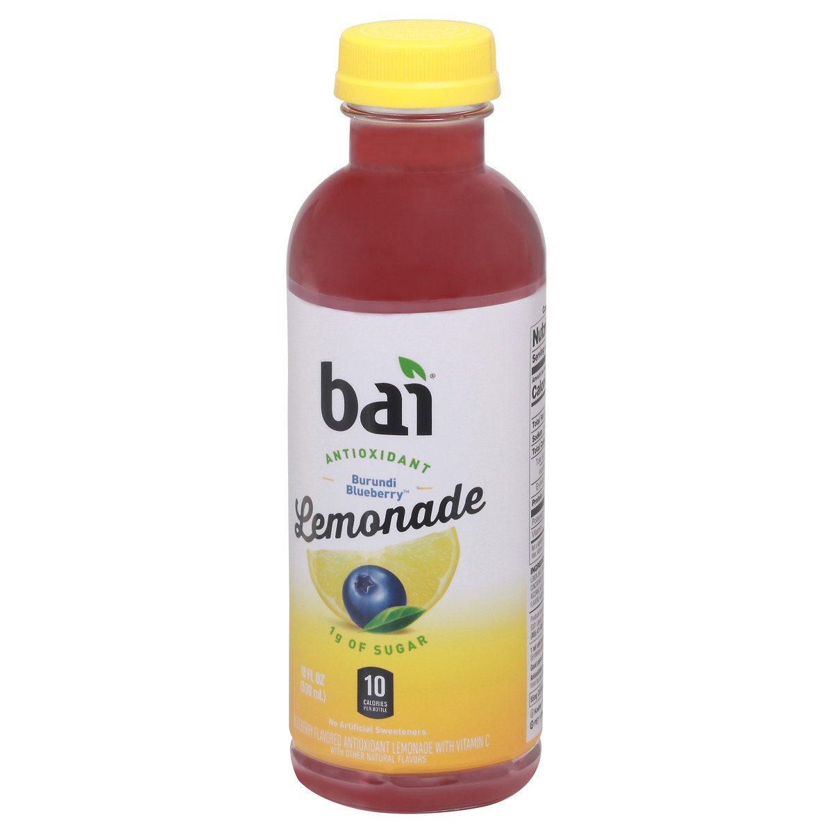 slide 2 of 9, Bai Antioxidant Burundi Blueberry Lemonade - 18 fl oz, 18 fl oz