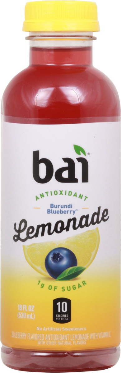 slide 7 of 9, Bai Antioxidant Burundi Blueberry Lemonade - 18 fl oz, 18 fl oz