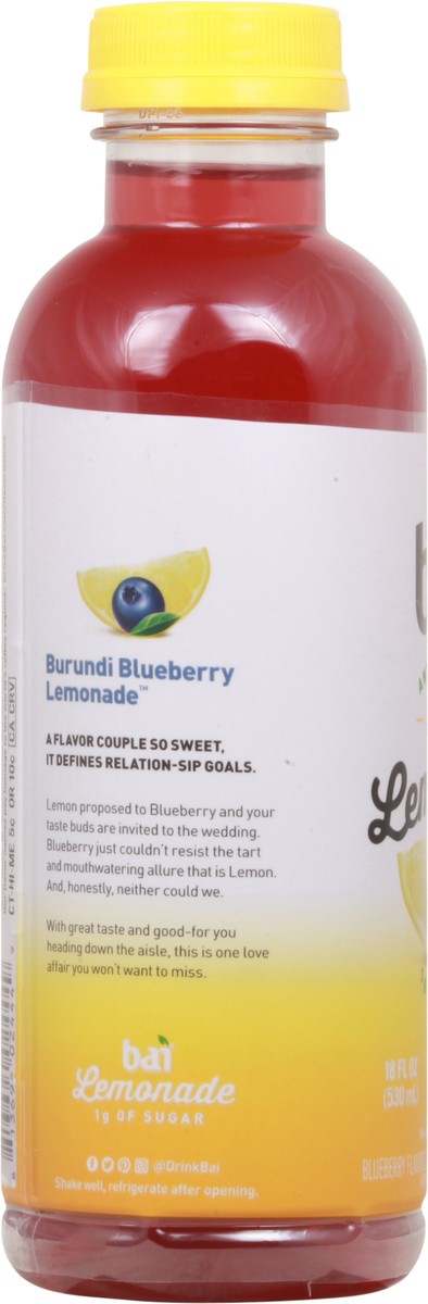 slide 3 of 9, Bai Antioxidant Burundi Blueberry Lemonade - 18 fl oz, 18 fl oz