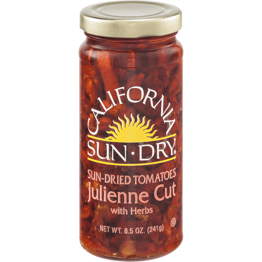 slide 7 of 8, California Sun Dry Sun-Dried Tomatoes Julienne Cut with Herbs, 8.5 oz