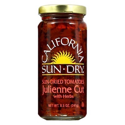 slide 1 of 8, California Sun Dry Sun-Dried Tomatoes Julienne Cut with Herbs, 8.5 oz