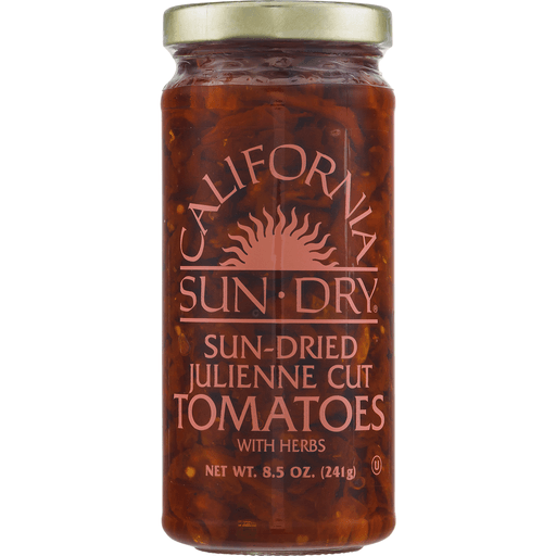 slide 6 of 8, California Sun Dry Sun-Dried Tomatoes Julienne Cut with Herbs, 8.5 oz